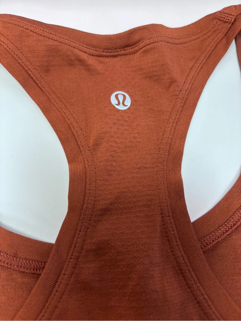 Lululemon Swiftly Tech Racerback Tank Top Autumn Terracotta Burnt Orange Shade